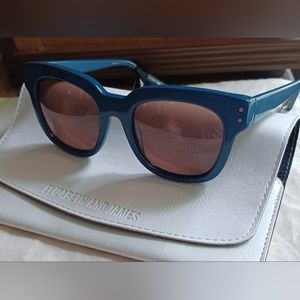 New Elizabeth & James Peacock Sunglasses EJS1608 GRE01/3M 53▪︎21 145 Allen +Case